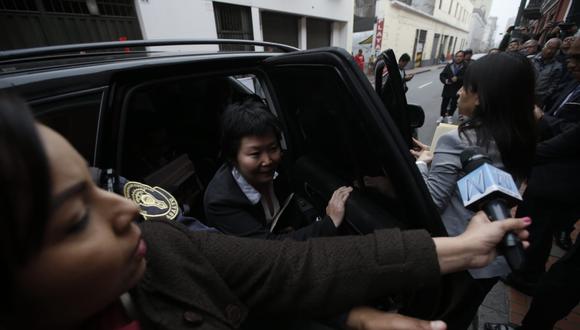 La hermana de Keiko Fujimori, Sachie, fue quien presentó el hábeas corpus contra la prisión preventiva. (Foto: Mario Zapata / GEC)