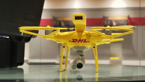 El uso de drones les permite aumentar su productividad en 40%. (Foto: DHL)