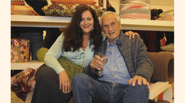 Los Missoni: Ottavio y su esposa Rosita iniciaron la marca en 1953. Cinco años después abrieron su primera tienda en Gallarate, Italia. Ahora sus hijas han formado parte del negocio dentro del área de diseño. (Foto: Getty)