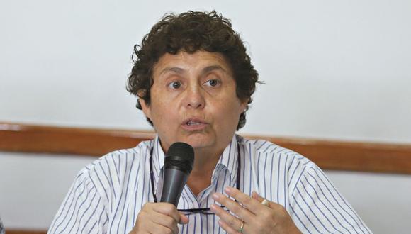 Se aleja. Susel Paredes renunció a su candidatura por Somos Perú al alegar temas éticos. (Foto: Mario Zapata)