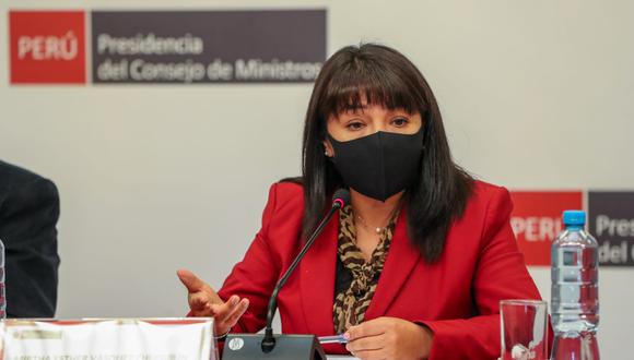 Premier Mirtha Vásquez, también advirtió que existen “indicios” de la existencia de un plan en marcha para vacar al presidente Pedro Castillo. (Foto: PCM)