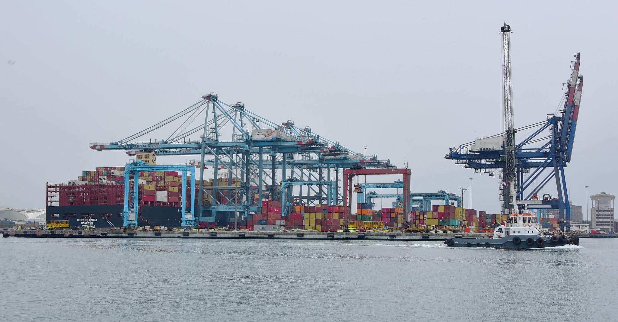 Actualmente, el Puerto de Callao se encuentra bajo la operación de DP World (Muelle Sur) y APM Terminals (Muelle Norte). (Foto: MTC)