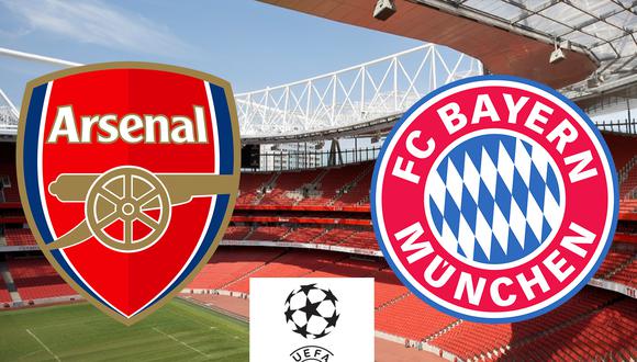 Conocerás aquí la lista de canales que transmitirán en vivo, online y vía streaming el partido Arsenal vs Bayern por Champions League. | Foto: Arsenal FC/ Composición: Audiencias GEC