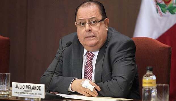 El presidente del Banco Central de Reserva del Perú, Julio Velarde.