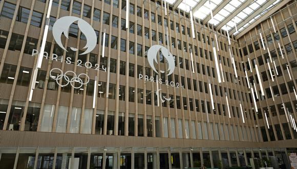 La sede del Comité Organizador de los Juegos Olímpicos y Paralímpicos de París 2024. (Foto: AFP)