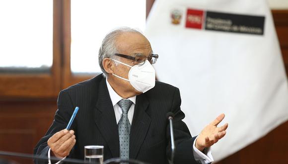 Aníbal Torres dijo que evaluarán denuncias contra ministro Ángel Yldefonso. (Foto: PCM)