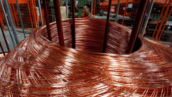 El cobre a tres meses en la Bolsa de Metales de Londres (LME) bajó un 0.2%. (Foto: Reuters)