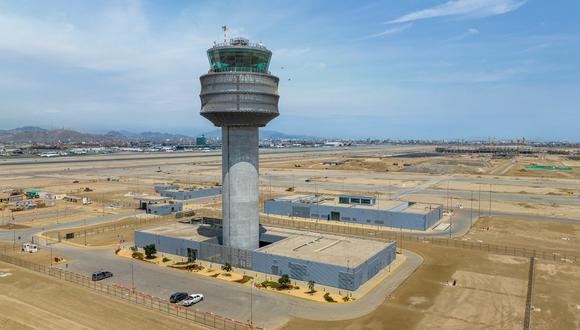 Nueva torre de control en el Aeropuerto del Callao. Foto: MTC
