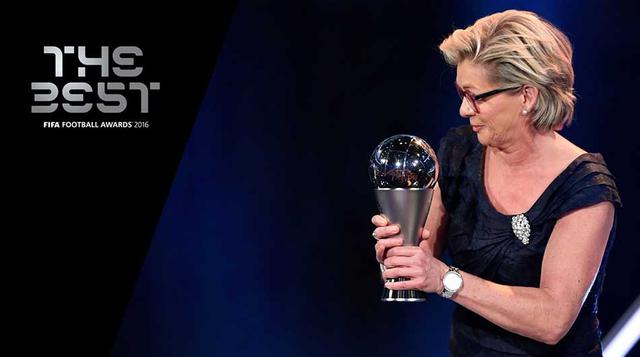 Premio FIFA The Best a la mejor entrenadora: Silvia Neid (Alemania) (Foto: vbtnews)