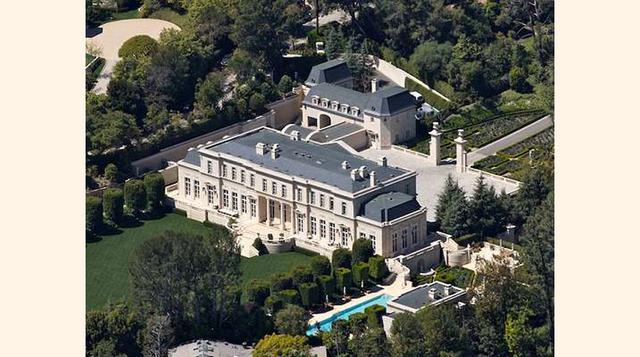 Fleur De Lys (Beverly Hills), US$ 125 millones. Cuenta con 15 habitaciones, 16 cuartos de baño y un garaje para nueve coches. (Foto: Megaricos)