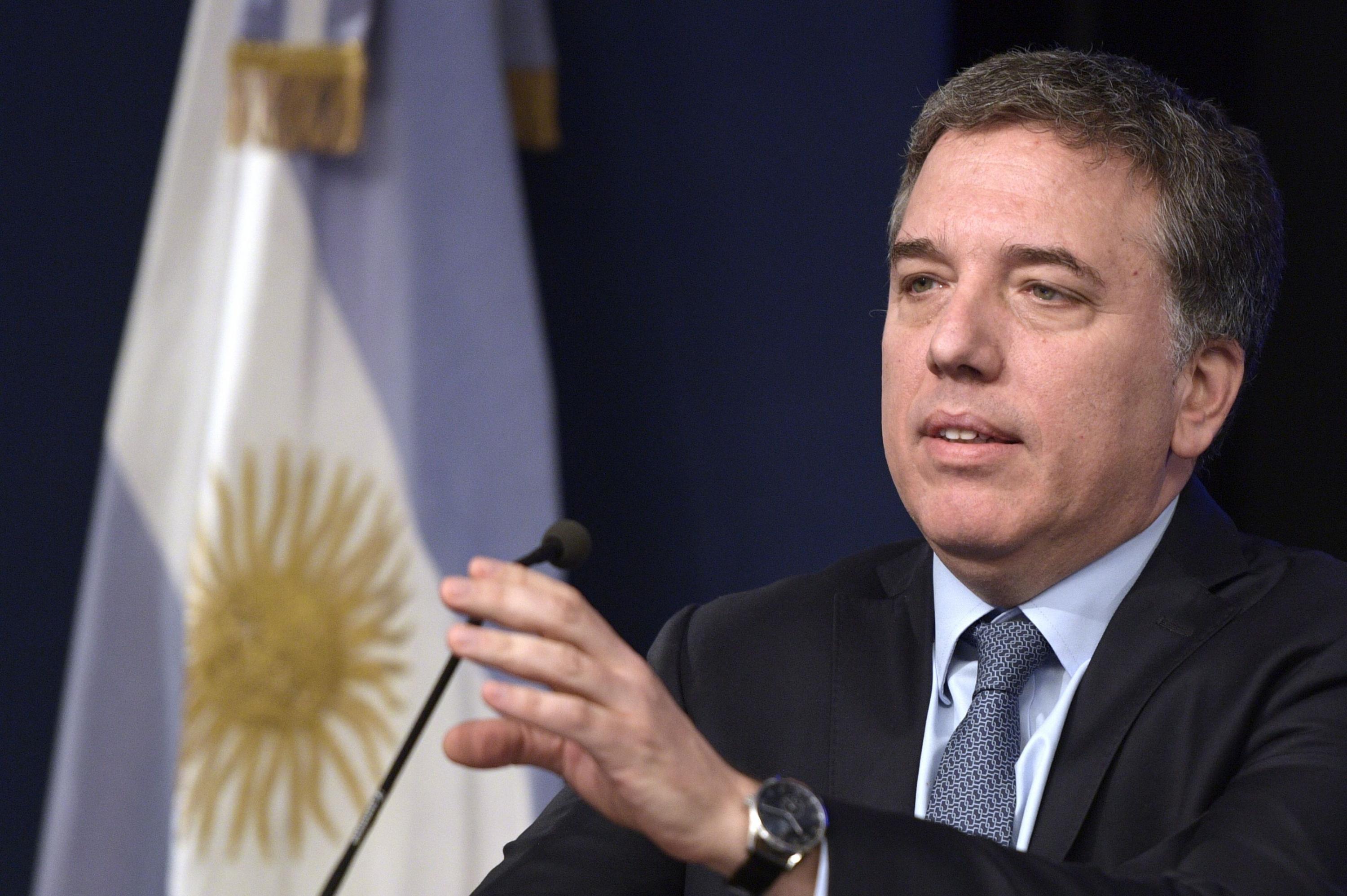 El ministro de Hacienda de Argentina, Nicolás Dujovne. (Foto: AFP)