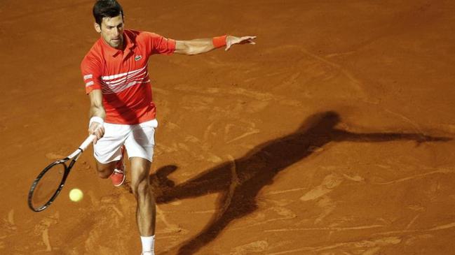 Novak Djokovic en el abierto de Madrid (Foto: EFE)