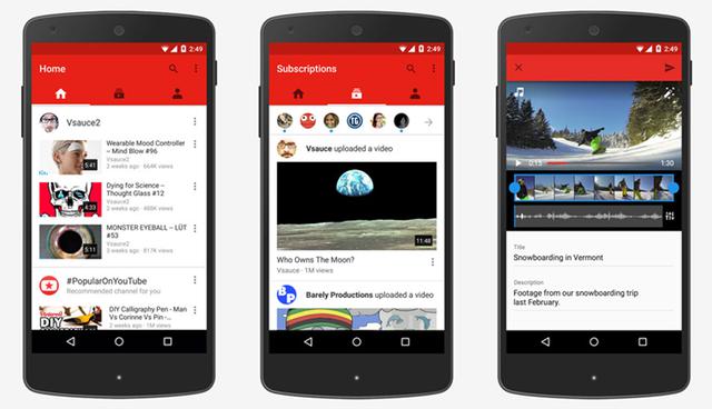 FOTO 8 | YouTube. YouTube ha pasado 107 semanas como la aplicación gratuita número 1. (Foto: iTunes)