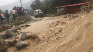 Huaico en Santa Eulalia deja 15 viviendas afectadas 