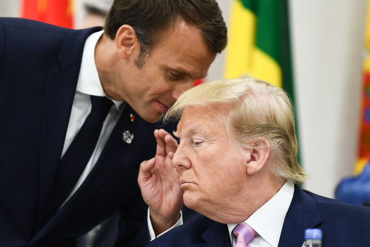 Donald Trump y Emmanuel Macron