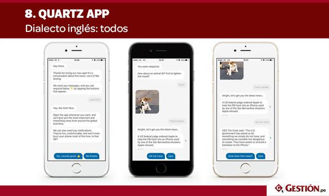 Esta genial aplicación te envía mensajes de texto con los últimos titulares y puedes reaccionar ante ellos respondiendo con otro mensaje para obtener más información. Es perfecta para tener una visión general de las noticias más interesantes del día, y pr