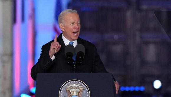 “Debemos armarnos para un combate largo”, dijo Joe Biden durante su visita a Polonia en marzo.