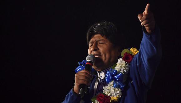 Evo Morales, renunciante presidente de Bolivia. (Foto: AFP)