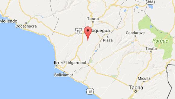 Todas las réplicas se han registrado al Oeste de Omate, en la provincia de General Sanchez Cerro. (Foto: GEC)
