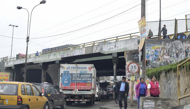 FOTO 7 | Alipio Ponce (Antes). El objetivo de las obras eran el reordenamiento del tránsito vehicular y peatonal en esta Foto 8 zona de Lima Sur.