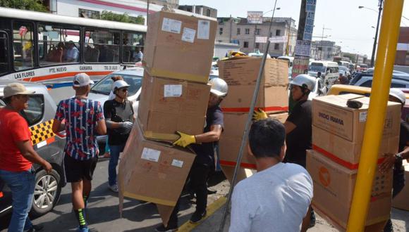 Comerciantes de Gamarra podrán enviar mercadería con una mejor tarifa a nivel nacional. Foto: Andina