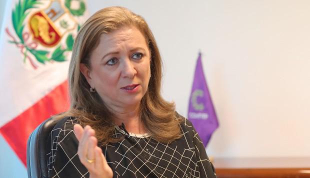 María Isabel León, presidenta de la Confiep.