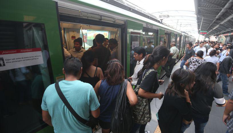 Los pasajeros de la Línea 1 del Metro de Lima deberán tomar sus previsiones este 24 y 25 de diciembre. (Foto: GEC)