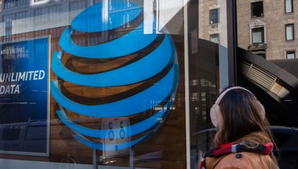 An AT&T store in New York, US, on Friday, Jan. 5, 2024. AT&T Inc. is scheduled to release earnings figures on January 24.