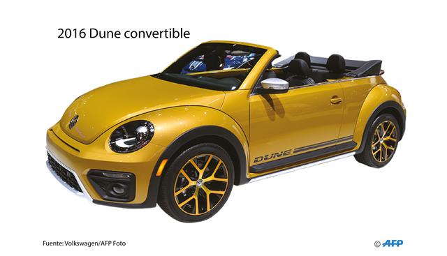 Foto 8 | Volkswagen Beetle Dune fusiona el estilo del paquete estético R-Line con detalles off-road. Adopta, por ejemplo, tomas de aire, calandra con acabado tipo panal, espejos plateados, llantas de 18 pulgadas y protectores de bajos en color plata.