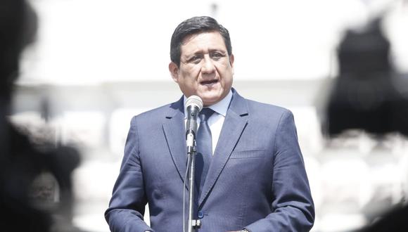 Zamir Villaverde respondió la tarde de este martes frente a la Comisión de Fiscalización del Congreso. Foto: Comisión de Fiscalización