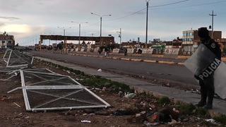 Manifestantes intentan tomar aeropuerto de Juliaca