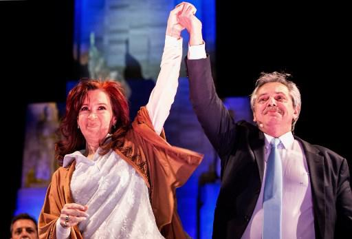 Alberto Fernández y Cristina Fernandez de Kirchner. (Foto: AFP)