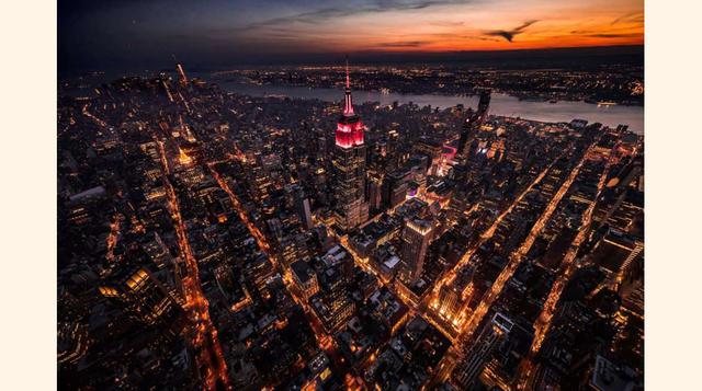 Nueva York (EE.UU). Vista aérea del Empire State Building y de Mahattan, en Nueva York. (Foto: msn)