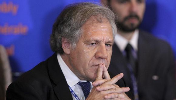 Almagro, que fue canciller de Uruguay entre 2010 y 2015, está al frente de la OEA desde 2015 y renovó para un segundo mandato de otros 5 años en marzo de 2020. (AP Photo/Jacquelyn Martin, File)