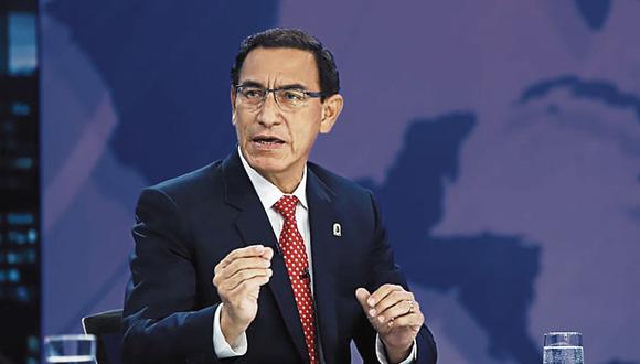 En problemas. El presidente Vizcarra cuestionó la prisión de nueve personas de su entorno.   (Foto: Presidencia)