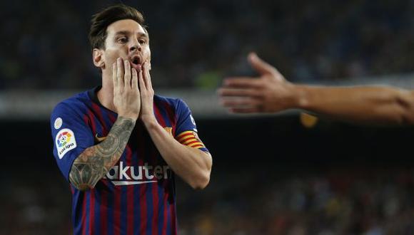 Lionel Messi se molestó con el árbitro y le negó el saludo al final del partido de Barcelona. (Foto: AFP / Video: YouTube)