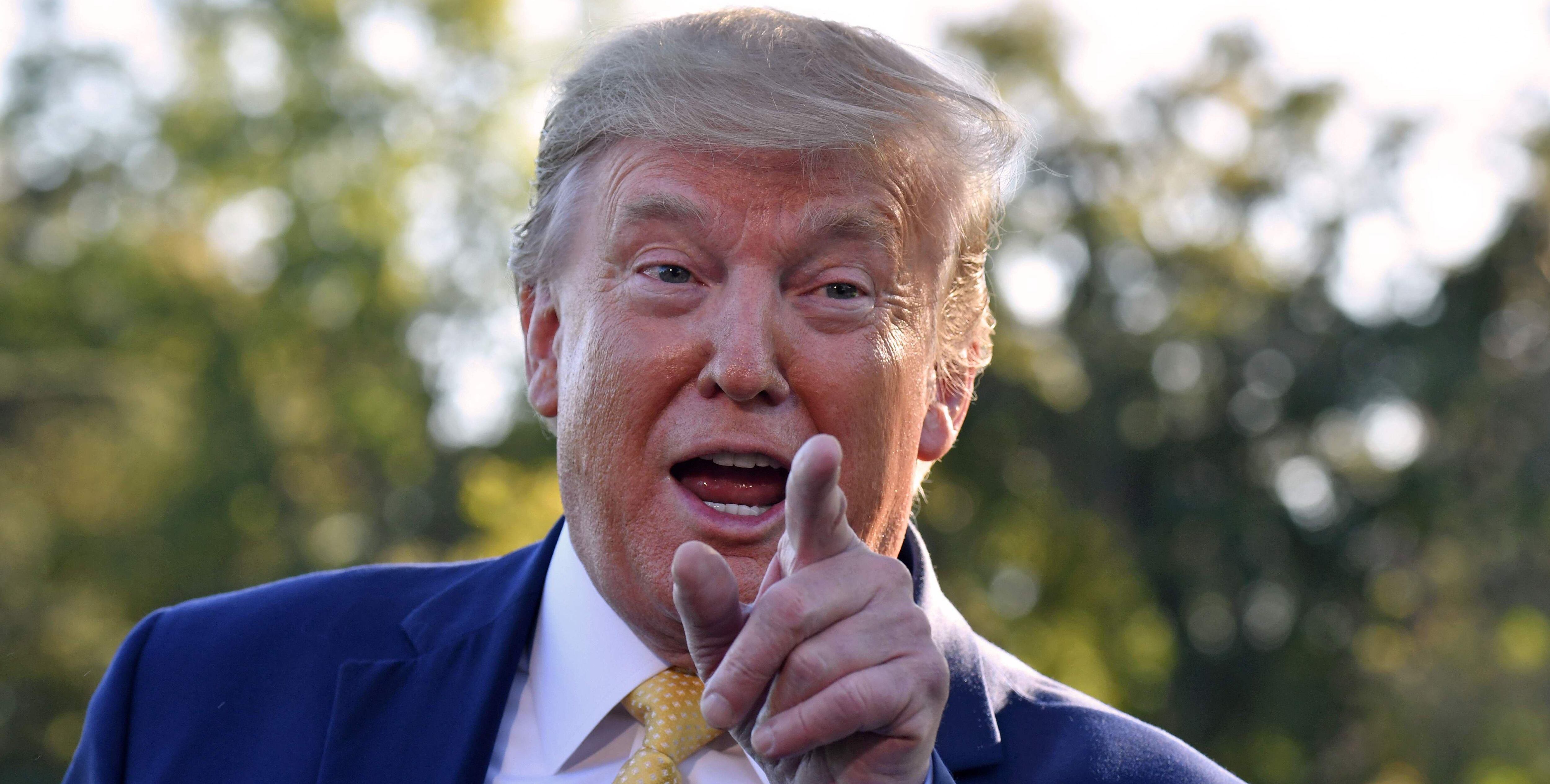 Donald Trump, presidente de los Estados Unidos.  (Foto: AFP / Nicholas Kamm).