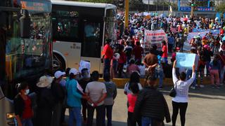 Metropolitano: cierran temporalmente el terminal Naranjal y la estación Izaguirre por protesta 