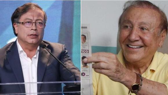 Gustavo Petro (Izq) y Rodolfo Hernández disputarán la segunda vuelta presidencial en Colombia el 19 de junio. (EFE).