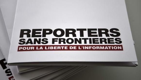 Organización Reporteros Sin Fronteras (RSF). (Foto: AFP)