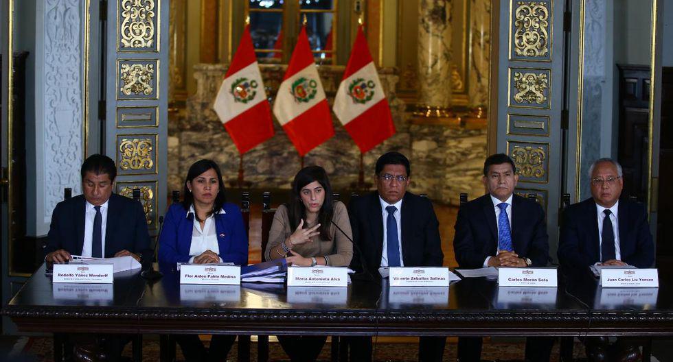 Gobierno presentó el Presupuesto del Sector Público para el Año Fiscal 2020. (Foto: GEC / Fernando Sangama)