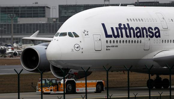 Un Airbus A380 en Frankfurt, Alemania. (Foto: Reuters)