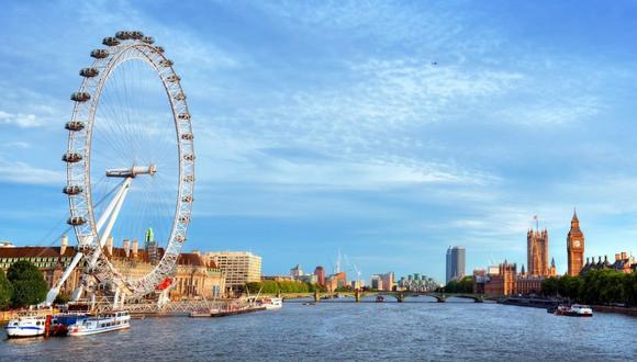 Visita el “London Eye”, gran noria situada en el South Bank del río Támesis en Londres, Reino Unido. Es conocida como la más alta de Europa y la atracción turística más popular del Reino Unido. (Foto: Difusión)
