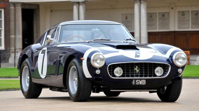 Ferrari 250 GT SWB Berlinetta (1961). Es considerado elegante y lleno de detalles.
