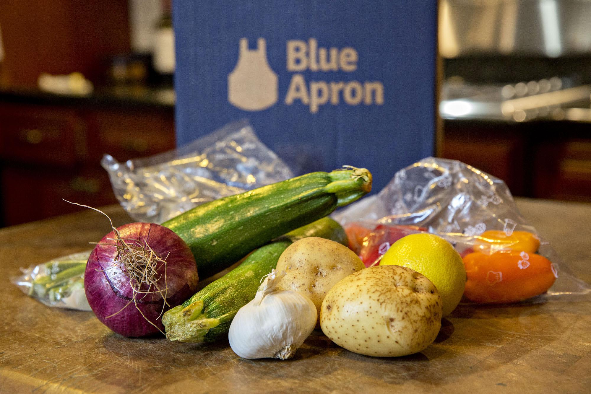 Las acciones de Blue Apron se han cuadruplicado con creces desde su mínimo del 13 de marzo. (Foto: Bloomberg)