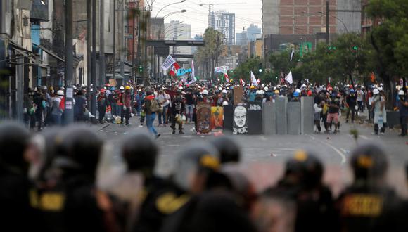 Gestión informará acontecimiento que puedan ocurrir durante la anunciada marcha 'segunda toma de Lima' en la capital. (Foto por Lucas AGUAYO / AFP)