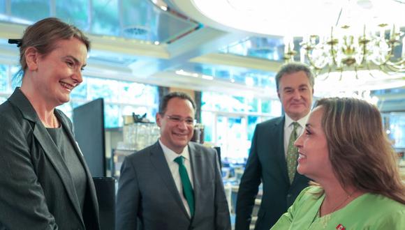 Por su parte, los inversionistas alemanes mostraron su interés en las políticas expuestas por la presidenta Dina Boluarte. (Foto: Agencia Andina)