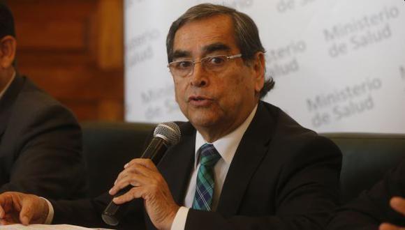 El ministro de Salud, Oscar Ugarte. (Foto: GEC).