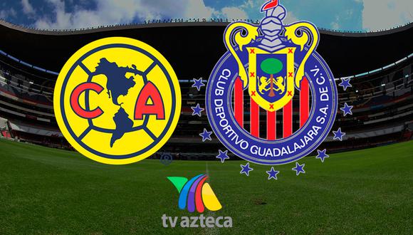 Sigue el Clásico Nacional entre América vs. Chivas EN VIVO ONLINE y GRATIS viá TV Azteca (Canal 7) este sábado 18 de mayo desde el Estadio Azteca de Ciudad de México. (Foto: Composición/Gestión)