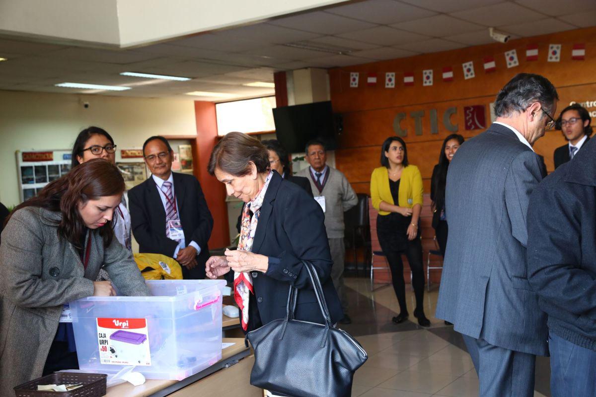 Examen de conocimientos para la Junta Nacional de Justicia. (Foto: Andina)